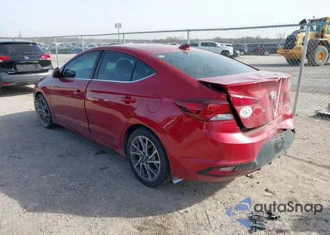2019 Hyundai Elantra Limited z USA, uszkodzony, nr VIN KMHD84LF3KU754650
